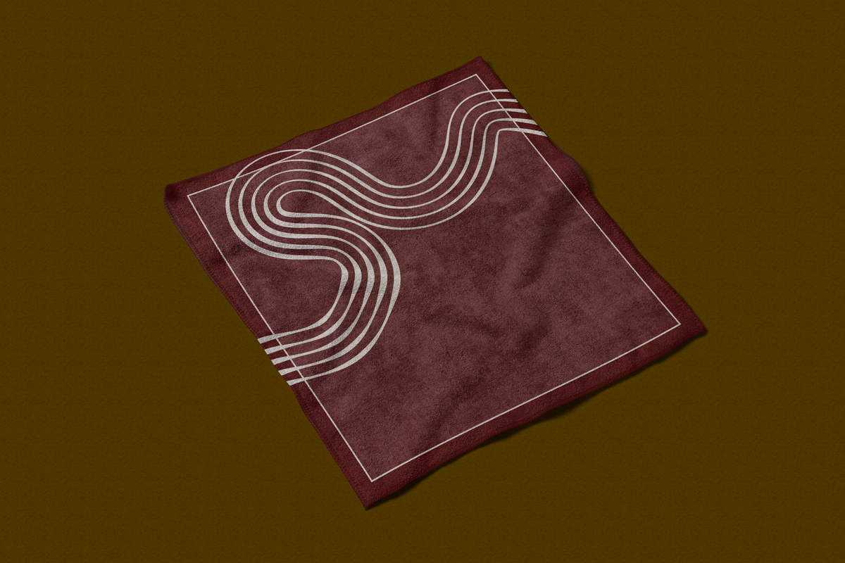 The INOA cloth - Oxblood